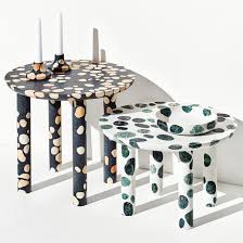 Maybe you would like to learn more about one of these? Alberto Bellamoli Creates Dappled Terazzo Tables Bowls And Candleholders