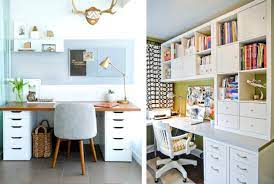 The ideas is to build an ikea desk that comes with a tall raised back panel. 21 Awe Inspiring Ikea Desk Hacks That Are Affordable And Easy