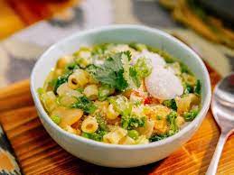 Spring Green Minestrone Soup Recipe Minestrone Soup Food Network Recipes Minestrone