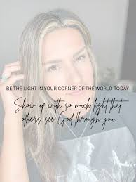 The world can feel overwhelming at times, but God's Word reminds us that we  are called to shine like light in the darkness. Sometimes that looks as  simple as showing up with