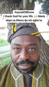 speakEWEnow ○ I thank God for your life. 🙌 Meda akpe na Mawu ɖe wò a...