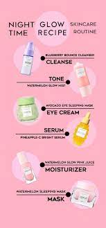Glow Recipe Skincare Routine Night Skin Care Routine Skin Care Routine Glowing Skincare