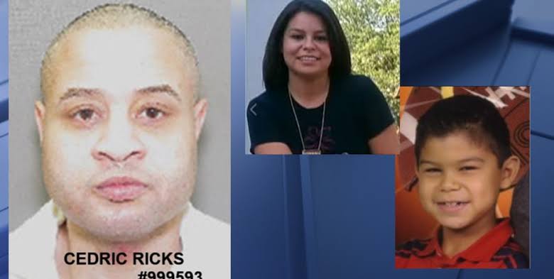 Cedric Allen Ricks alongside his victims, do AI tạo