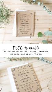 Nathey, whom you met earlier, found that her rustic diy wedding invitations were so popular, she created a free template for readers to. Free Printable Wedding Invitation Template