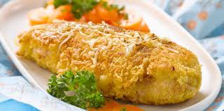 Escalope De Poulet Panee Au Fromage Recettes Recette Poulet Pane Escalope Poulet Pane Escalope De Poulet