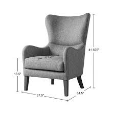 Arianna Swoop Wing Chair By Madison Park Furniture Accent Chairs For Living Room Wingback Chair