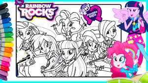 Anda dapat mewarnai seluruh bagian gambar dari. Mewarnai Kuda Poni Equestria Girls Coloring Pages Youtube