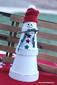 Looking for a good deal on box snowman? Quick And Easy Terra Cotta Snowman Craft Onecreativemommy Com
