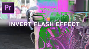 Text and graphic is displayed. Flashing Invert Color Effect Adobe Premiere Pro Tutorial How To Youtube