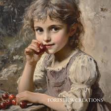 Girl With Cherries