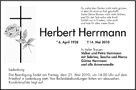 Onlinekirche mit pastor gert hoinle. Herbert Herrmann Todesanzeigen Mannheimer Morgen Trauerportal Archiv Mannheimer Morgen