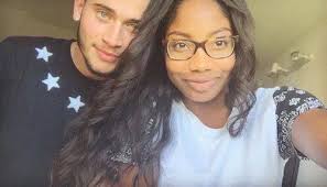 Cute interracial couple...