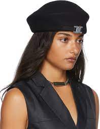 1017 ALYX 9SM Ssense Exclusive Black Wool Beret Hat | Lyst
