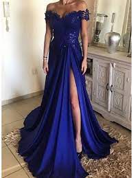 I have asked them several times to refund my money, and they do not even reply.' A Line Long Blue Lace Off The Shoulder Prom Dresses Formal Evening Dresses Mdresses Prom Promdress Prom Dresses Blue Prom Dresses Lace Blue Evening Dresses