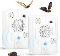Amazon.com: 2 Pack Upgraded Ultrasonic Bat Repellent, Keeps ...