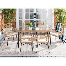 Joan 7 Piece Dining Set Joss Main Patio Dining Set 7 Piece Dining Set Garden Patio Furniture