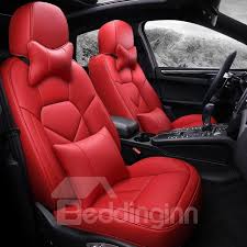 Top Leather Sports Style All Seasons Custom Fit Car Seat Covers Carros
