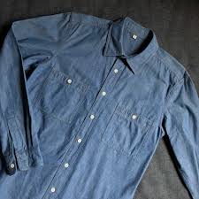 Funding homeless & refugee charities with each purchase. Made In Japan Muji Labo Selvedge Chambray Work Shirt Men S Fashion Clothes Tops On Carousell