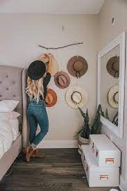 Diy Hat Organizer Busy Being Blake Western Bedroom Decor Hat Wall Wall Hats