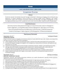 Although cv formats are no longer constrained to a single template, the 'classic' outline is worth considering. Elementary Teacher Resume Example Template For 2021 Zipjob