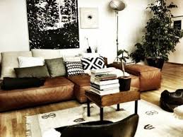 Black And White Living Room With Brown Couch Image Result For Living Room Grey Couch Black White Tan Leather Boho Styling Tan Living Room Brown Living Room Living Room Grey