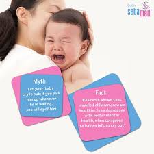 Mythandfact Should You Pick Your Baby When Is Wailing Here S Some Interesting Fact For You Sebamed Baby Soothing Massage For Men Soothing Baby Baby Massage
