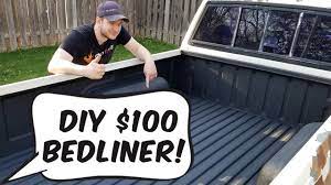 Once you spray the lining, you will notice that it is thick and rubbery. 100 Diy Bed Liner Making An Old Truck Bed New Youtube