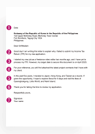 A letter to support a visa application can help when someone applies for a visa to enter another country. Sample Cover Letter For Korean Visa Applicants No Itr