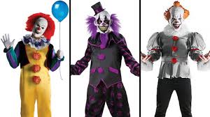 Homemade clown and mime family costumes. Pennywise Clown Costumes Poised To Be Top Halloween Costume Trend After It Movie Abc News