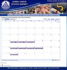 August 2015 Calendar For Eureka Union School District Granite Bay And Roseville Ca Preschool Readiness School Info School Nutrition