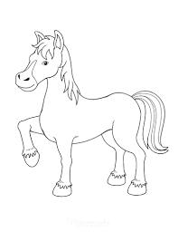 Horses are animals that have a character like humans, it is very sensitive can be unfriendly, wild, difficult to set, and can also be friendly even obey what people command, depending on their treatment. 101 Horse Coloring Pages For Kids Adults Free Printables