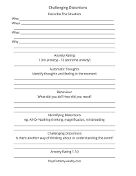 Brief evaluation of executive function. Cognitive Worksheets Cognitive Behavioral Therapy Guide Free Cbt Worksheet Thought Record