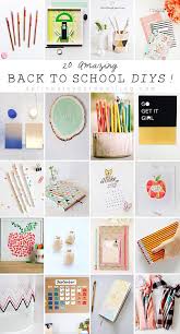 20 Amazing Back To School Diys School Diy Diy School Supplies Diy Back To School