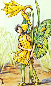 Daffodil Flower Fairy Flower Fairies Picture Cicely Mary Barker Print Fairy Picture Flower Fairies Fairy Pictures Daffodils