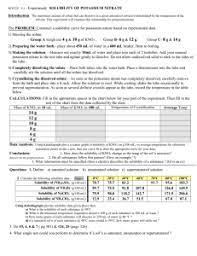 Temperature and solubility workshâ€¦ student exploration solubility and teâ€¦ solubility and temperature lab. Precipitation Reactions And Solubility