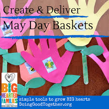May day baskets can have many different appearances—they're baskets, bags, or boxes filled with flowers , toys, or treats that are left anonymously for friends and neighbors on the first day of may. Create May Day Baskets Doing Good Together