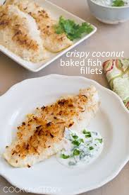 Crispy Coconut Baked Fish Fillets Recipe Baked Fish Fillet Fish Fillet Recipe Fish Recipes