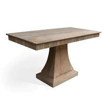 Furniturer white dining table rectangular top with quadrate solid wood legs 4 people maximum tea coffee leisure pedestal table desk for kitchen and dining room $94.89 $ 94. Stockholm Pedestal Table Rectangular Dt5 Scumble Goosie