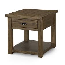 Furnichoi farmhouse coffee table, wood rustic vintage cocktail table for living room with shelf, 47. 2 Piece Farmhouse Coffee Table And End Table Set In Rustic Nutmeg 1847230 Pkg