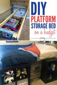 Buy quality lumber, made for building lumber, if you want to get a durable bed. Diy Platform Storage Bed On A Budget