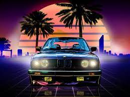 Bmw Retro Style Wallpaper Hd Cars 4k Wallpapers Images Photos And Background Wallpapers Den Bmw Retro Waves Synthwave