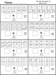 Free Ten Frame Addition Printable Kindermomma Com Free Kindergarten Worksheets Kindergarten Math Free 1st Grade Math Worksheets