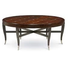 4 or fewer pieces size. Interior Homescapes Offers The Round Rosewood Coffee Table With Stretchers By Caracole Vis Coffee Table Wood Cherry Wood Coffee Table Coffee Table Inspiration