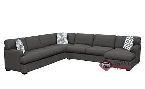 Use it as a comfy chill spot that can seat up to three seaters. Quick Ship 146 Fabric Sleeper Sofas True Sectional In Cornell Pewter By Stanton With Fast Shipping Savvyhomestore Com