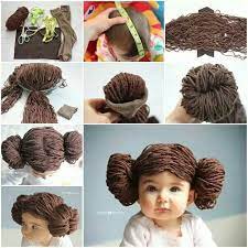 Diy Cabbage Patch Hair Yarn Wig Crochet Costumes Cabbage Patch Kids Costume