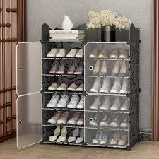 Rating 4.300006 out of 5 (7) £120.00. Simple Shoe Cabinet Household Economical Storage Artifact Multi Layer Dustproof Room Good Looking Shoe Shelf At The Door Large Capacity