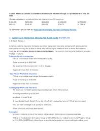National life group insurance products include life insurance and annuities, and you can find national national life group rating is a+ with the better business bureau, and reviews are relatively low the lack of product details along with the lack of any online quoting option indicates that this. Top Ten Term Life Insurance Companies