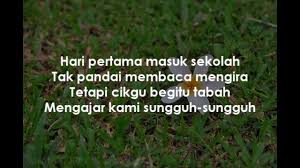 Tulus setiamu cikgu telah mengajar kami membekalkan ilmu untuk masa depan dari abcde 1 2 d. Terima Kasih Cikgu Minus One Karaoke Youtube