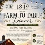 Farm to Table Dinner with Gil Family Estates Wine