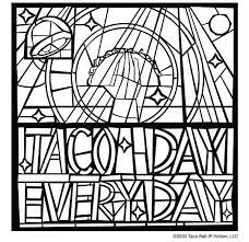 Old taco bell logo was comprised of mexico flag colors. Taco Bell Coloring Pages You Didn T Know You Needed Coloring Pages Taco Bell Color